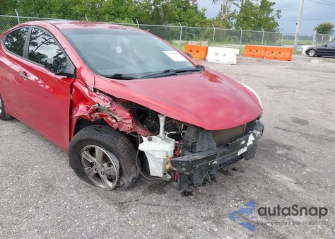 2015 Hyundai Elantra Se from USA, damaged, VIN KMHDH4AE1FU416521